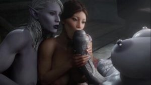 3D FUTA Fantasy   MK – Sindel XXX ◆ 4K Monster Cock