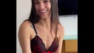 First Casting with Beautiful Skinny Anal Teen Latina – Vertical POV Sex