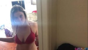 MILF lets teen voyeur fuck her pussy