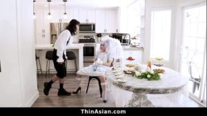 The Lucky Guy Eager to Taste the Treat Between Asian Teen’s Legs! – Thinasian