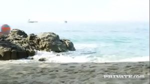 Alexis Crystal and Veronica Leal, Poolside Anal Threesome