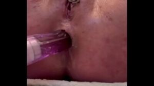 Anal Masturbate and Anal Grape Moving