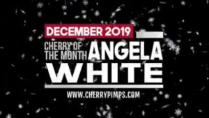 Angela white finger her shaved pussy