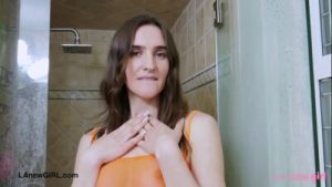 Gorgeous czech model took a shower