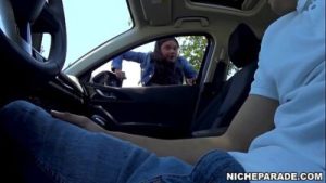NICHE PARADE – Black Amateur Slut Gives Me Blowjob In Automobile For Money