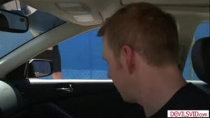 Student fucking his big tits teacher after riding her home