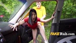 Teen’s Driving Lesson Included Sucking Cock