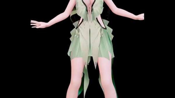 shorekeeper undress dance hentai wuthering waves say so song vertical screen mmd 3d soft green hair clip