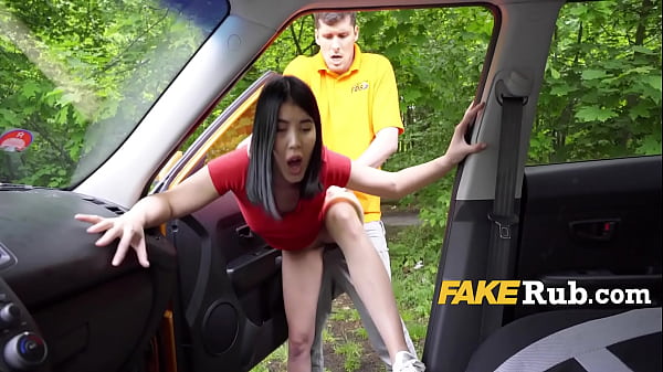 teens driving lesson included sucking cock