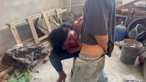 this bricklayer fucked me hard for being a whore horny and slippery