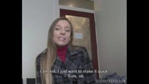 Amazing Blonde Chick Michaela Wants to be a Famous Model