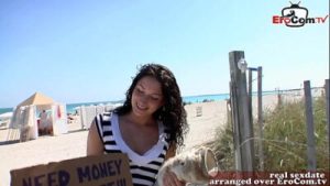 Britische brünette kleine titten teen abgeschleppt auf straße für porno