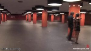 Czech babe exposed and fucked in public