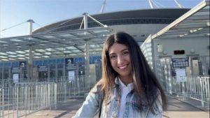 Public agent – Offered a cute girl to become a football player