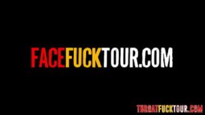 Sexy Latina teen extreme face fucking by perverted big dick white friend