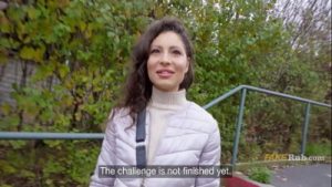 Stranger Does Cucumber Deepthroat Challenge To Qualify To Suck My Big Girthy Dick