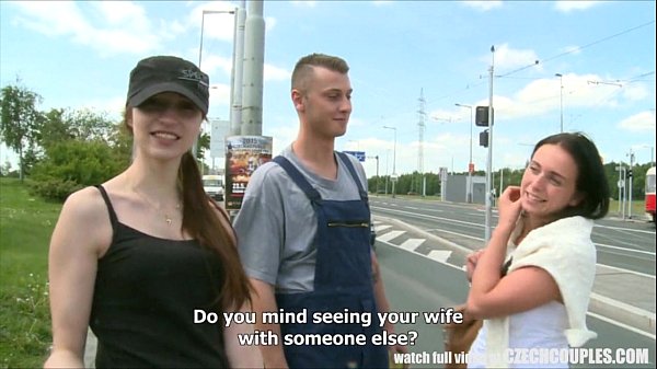 czech teen convinced for outdoor public