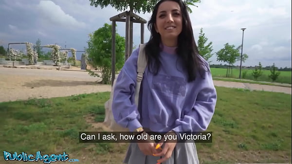 public agent slim natural italian college student uses her nice tits and small ass for quick cash