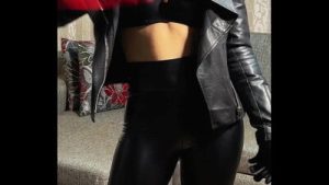 Controlled and Leashed in Leggings & High Boots — Facial Finish [Mobile 4K]