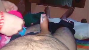 Indian newly married girl make sex relation with husband and sucking his penish
