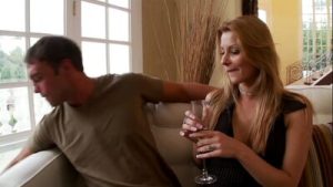 The good fellows invited two sexy blondes and enjoyed fucking them together