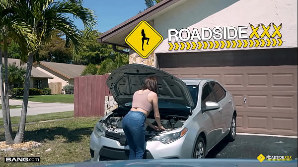 slay kay fucks in her boyfriends backyard to get her car