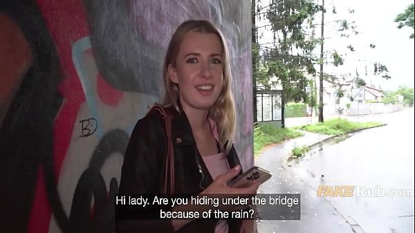 sweet blonde from slovakia fucked on street for lot of cash