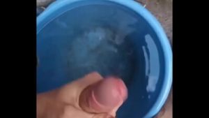 Cumshot underwater