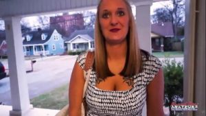 Cute Blonde Breanna Sucks A Cock And Gets Her Pussy And Butt Hole Fucked!