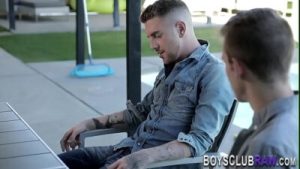 Gay hottie pounding studs ass raw