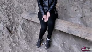 I gave the guy a cool blowjob in nature in a public place. He was very pleased! – POV HOMEMADE OUTDOOR