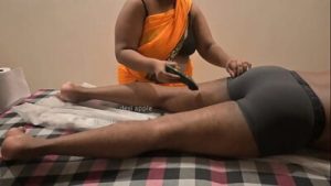 Kolkata aunty waxing dick