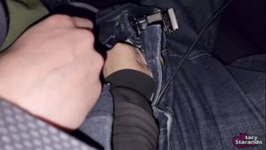 My stepsister couldn’t wait to get home and sucked my dick in car! – POV OUTDOOR HOMEMADE