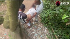 Nem a chuva atrapalhou a pegação no parque