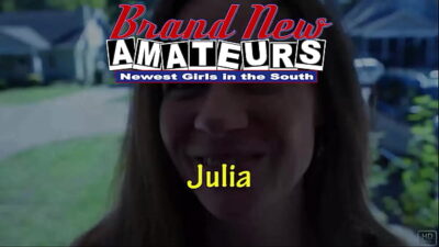 Petite Mature Brunette Julia Gives A Wet BJ And Masturbates!