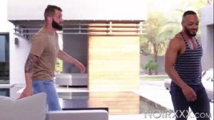 Pierced Johnny Hill interracial 69 with hot stud Dillon Diaz