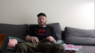 Pounding My MRLSEXDOLL Hard Until I Fill It With Cum