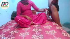 Threesom video Wife fucked in front of husband, after removing salwar and shirt, two cocks inserted in pussy and anus simultaneously, full Hindi audio, Claire is awesome