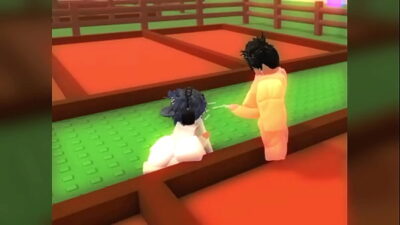 Yisus Y Rave tienen una aventura divertida gay en su jardin virtual, y terminan derramando todo