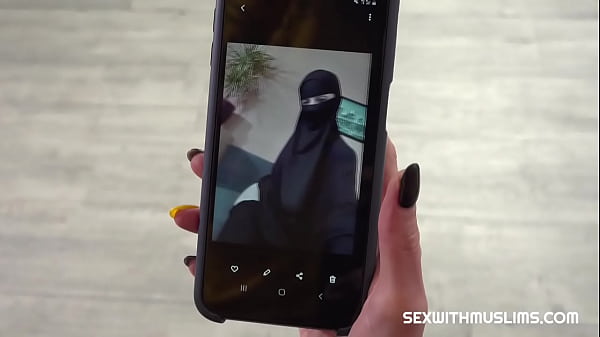 woman in niqab makes sexy photos