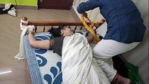 Dripping Wet Bhabhi Plays With Shower Head