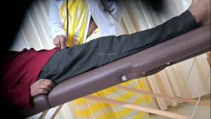 Lucky guy got handjob from doctor