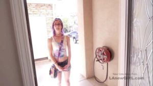 Purple-Haired Dream gets fucked at a modeling audition