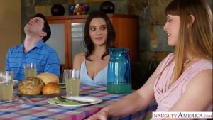 Easter Brunch Turns into a Hot Threesome with Lana & Kylie