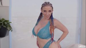 Sar4 Jay Plays With Her Dildo & Fingers! She Pussy Drills Herself!