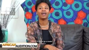 Give a head if you want a main role after casting hot big ass African teen