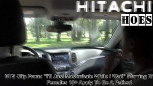 NonNude BTS From Rina Arem’s I’ll Just Masturbate While I Wait, Masturbates With Hitachi Magic Wand In The Car, Watch Film At HitachiHoes To See The Full Film Reup