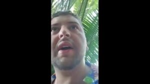 I tried to show off to the fisherman who was fishing