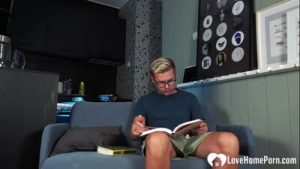 After Hours of Studying, We Needed a Hard Fuck Break