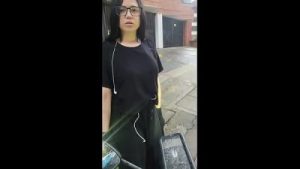 Carrying an order I meet this strange and pretty girl